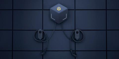 Wallbox EV charger made of Bayblend® RE