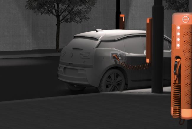 Elektroauto-Ladestation